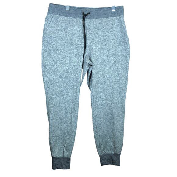 Athleta Womens Pants Gray Farallon Sweatpant Joggers Pockets Stretch Large - Picture 1 of 11